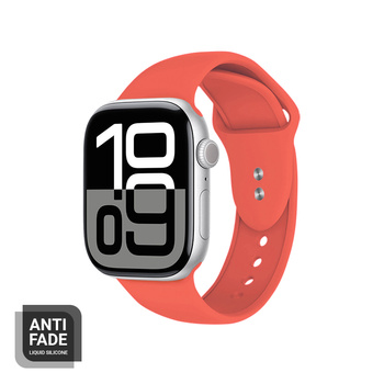 Crong Liquid - Каишка за Apple Watch 38/40/41/42 мм (коралов)
