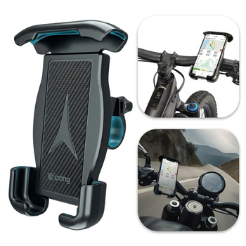 Uchwyt Rowerowy Motocyklowy na Telefon Hulajnogę Crong Enduro Mocny 360