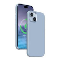 Crong Color Cover LUX Magnetic - pouzdro MagSafe pro iPhone 15 Plus (modré)