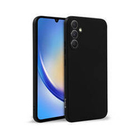 Crong Color Cover - Silikonové pouzdro pro Samsung Galaxy A34 5G (černé)