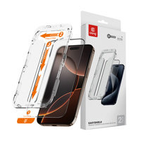 Crong EasyShield 2-Pack - Tvrzené sklo pro iPhone 16 Pro Max (2 kusy)