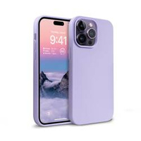 Crong Color Cover - Silikonové pouzdro pro iPhone 14 Pro Max (fialové)