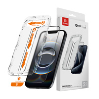 Crong EasyShield 2-Pack - Tvrzené sklo pro iPhone 14 / iPhone 13 / iPhone 13 Pro (2 kusy)