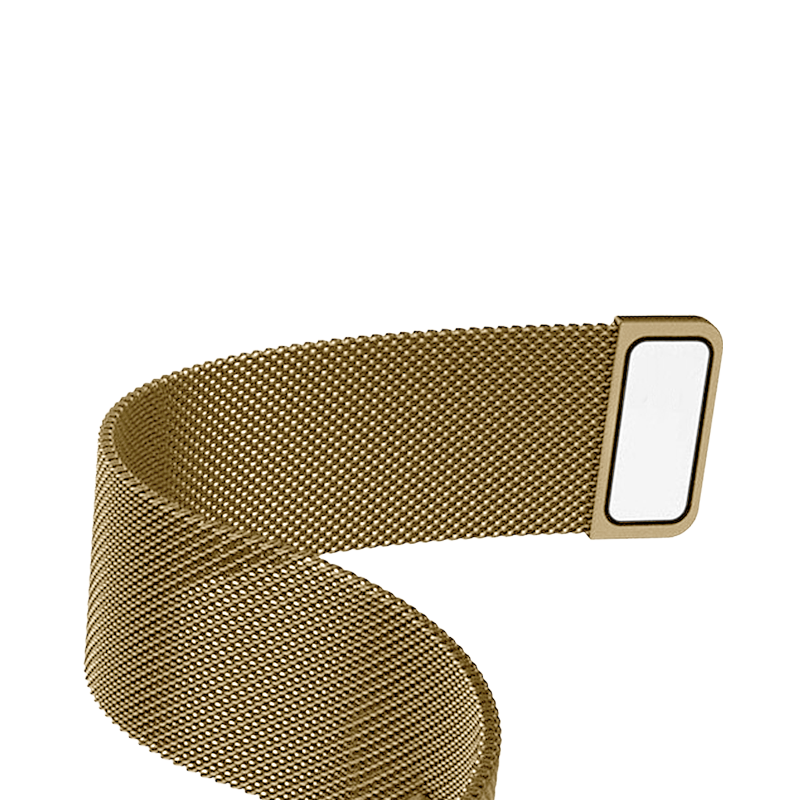 Pasek Apple Watch 45mm ze stali nierdzewnej w kolorze złotym - Crong Milano Steel