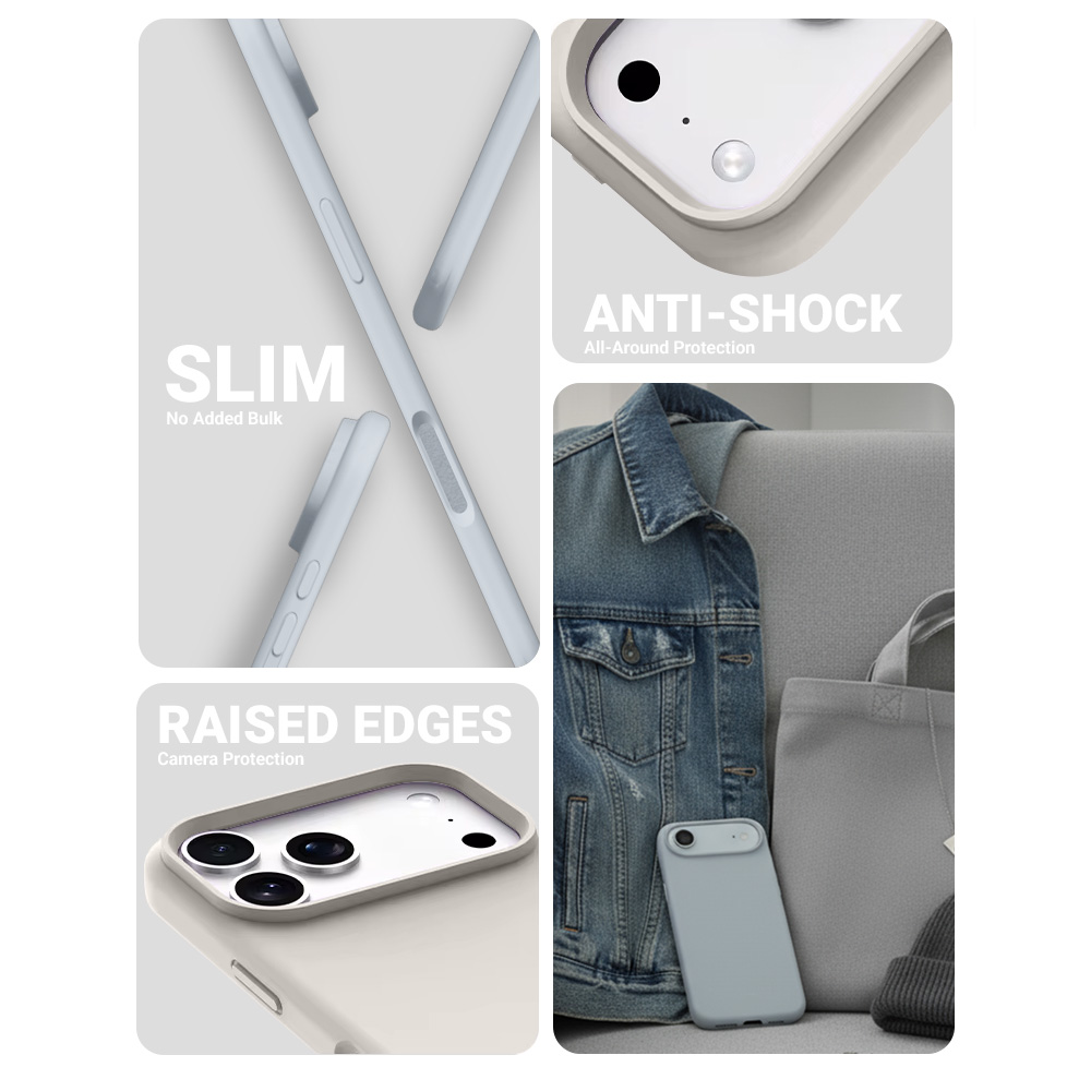 Hybrydowe etui MagSafe do iPhone Air - Color Cover Magnetic