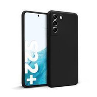 Crong Color Cover - Silikonhülle für Samsung Galaxy S22+ (schwarz)
