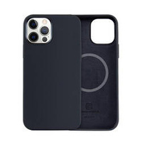 Crong Color Cover Magnetisch - iPhone 12 Pro Max MagSafe Hülle (schwarz)