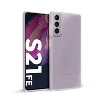 Crong Crystal Slim Hülle - Samsung Galaxy S21 FE Gehäuse (Transparent)