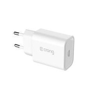 Crong USB-C Reiseladegerät - USB-C Power Delivery 20W Netzladegerät (weiß)