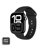 Crong Liquid - Armband für Apple Watch 38/40/41/42 mm (schwarz)