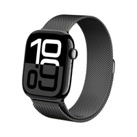 Crong Milano Steel - Βραχιόλι Milano για Apple Watch 40/41/42 mm (γραφίτης)