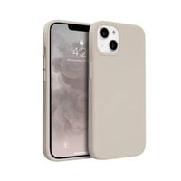 Crong Color Cover - Θήκη σιλικόνης για iPhone 13 mini (μπεζ)