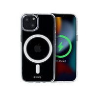 Crong Clear MAG Cover - Θήκη MagSafe για iPhone 13 mini (διαφανής)