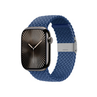 Crong Wave Band - Braided Strap for Apple Watch 42/44/45/49 mm (blue)