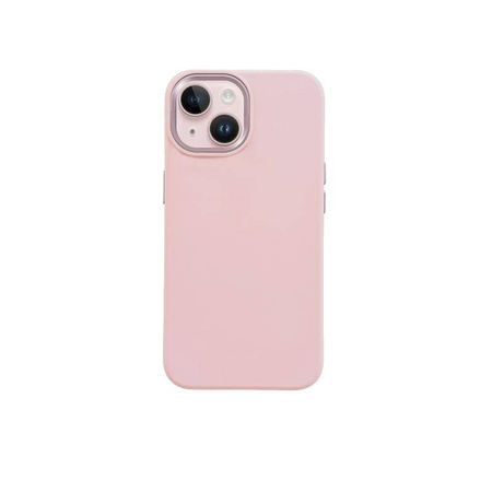 Crong Color Cover LUX Magnetic - Θήκη MagSafe για iPhone 15 Plus (ροζ)