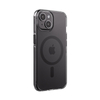 Crong Clear MAG Pro - Custodia MagSafe per iPhone 15 (Nero)