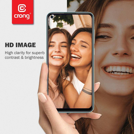 Crong 7D Nano Flexible Glass - 9H Hybridglas für den gesamten Bildschirm OPPO realme C11