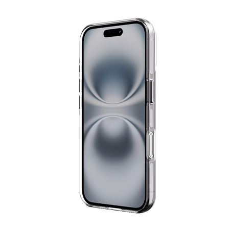 Etui Crong Clear MAG Pro do iPhone 16 MagSafe Przezroczyste White Plecki