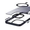 Crong Hybrid Frost MAG Cover - iPhone 15 Pro Max MagSafe Case (Navy Blue)