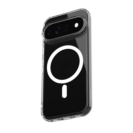 Crong Hybrid Clear Magnetic - MagSafe калъф за Google Pixel 11 (прозрачен)