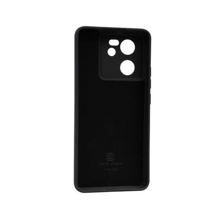 Etui Crong Color Cover do Xiaomi 13T/13T Pro Silikonowe Czarne Plecki