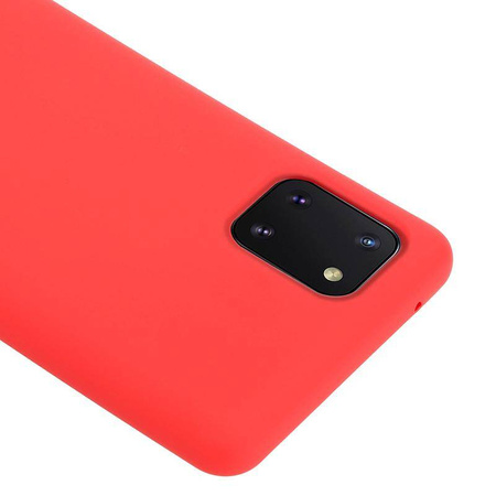Crong Color Cover - Θήκη Samsung Galaxy Note 10 Lite (κόκκινο)