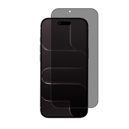 Crong Privacy 3D Armour Glass - Hartowane szkło prywatyzujące iPhone Air