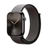 Pasek Crong Nylon do Apple Watch 49/46/45/44 mm Night Grey Nylonowy Szary