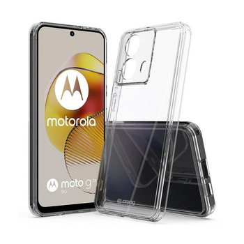 Crong Crystal Shield Cover - Motorola Moto G73 Hülle (Transparent)