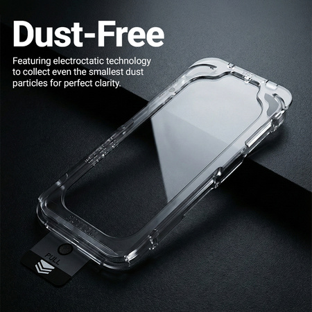 Szkło Hartowane do iPhone 16e / iPhone 14 / iPhone 13 / iPhone 13 Pro Crong EasyShield 9H Ochronne na Ekran 2szt. + Ramka