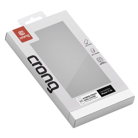Etui Crong Hybrid Frost MAG Cover do iPhone Air MagSafe Matowe Czarne
