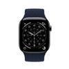 Crong Wave Band - Braided strap for Apple Watch 44/45/46/49 mm (navy blue)
