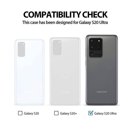 Etui Crong Color Cover do Galaxy S20 Ultra Silikon Niebieskie z Mikrofibrą
