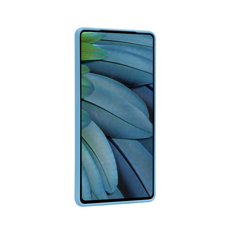 Etui Crong Color Cover do Google Pixel 7A Silikonowe Niebieskie Plecki