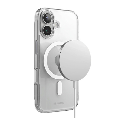 Etui Crong Clear MAG Cover do iPhone 16 MagSafe Przezroczyste Plecki