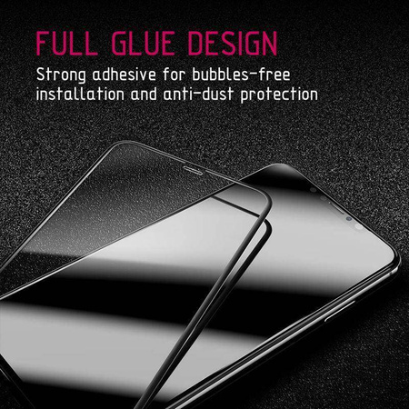 Crong Edge Glass 4D Full Glue - Σκληρό γυαλί πλήρους οθόνης για Huawei Mate 10