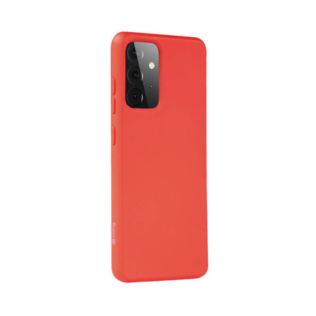 Crong Farbige Hülle - Samsung Galaxy A52 / A52S Gehäuse (rot)