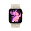 Crong Wave Band - Плетена каишка за Apple Watch 38/40/41/42 мм (бежова)