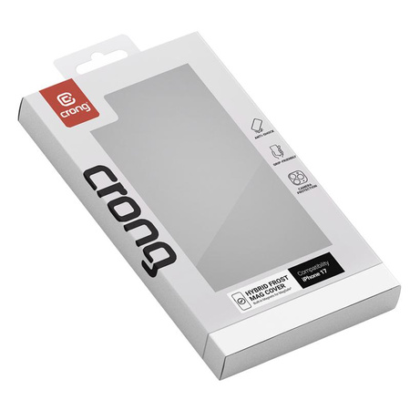 Etui Crong Hybrid Frost MAG Cover do iPhone 17 MagSafe Matowe Czarne