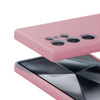 Etui do Samsung Galaxy S24 Ultra Crong Color Cover Silikonowy Case Ochronny Różowy
