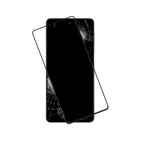 Crong 7D Nano Flexible Glass - 9H hybridní sklo pro celý displej telefonu Samsung Galaxy M52 5G