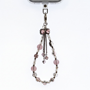 Crong Phone Charm - Lanyard Phone Pendant (Silver Bow)