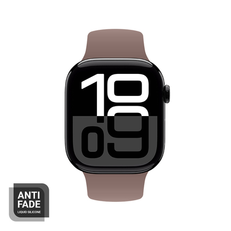 Curea Crong Liquid pentru Apple Watch 44/45/46/49 mm (maro)