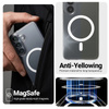 Funda Crong Hybrid Clear Magnetic - Funda MagSafe para Xiaomi 15T (transparente)