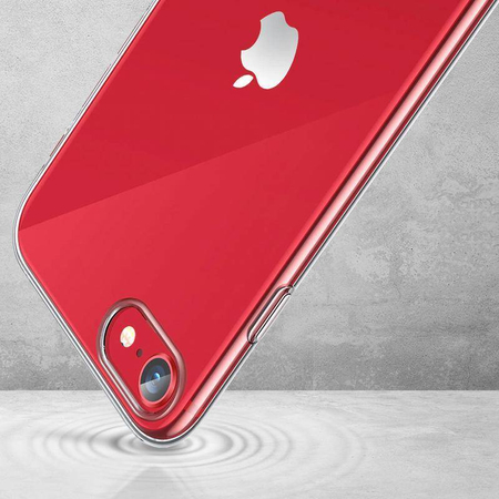 Crong Crystal Slim Cover - pouzdro pro iPhone SE / 8 / 7 (průhledné)