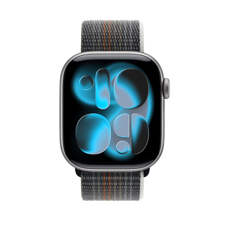 Cinturino sportivo Crong in nylon per Apple Watch 38/40/41/42 mm (Midnight Run)