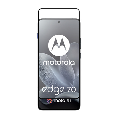 Crong 3D Armour Glass Lite - закалено стъкло с пълно лепило за Motorola Edge 70 5G