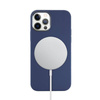 Crong Color Cover Magnetic - iPhone 12 / iPhone 12 Pro MagSafe Hülle (marineblau)