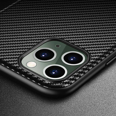 Etui Crong Prestige Carbon Cover do iPhone 11 Pro Karbonowe Plecki