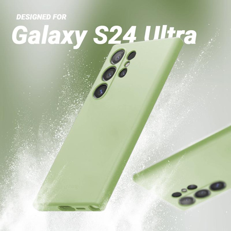 Etui do Samsung Galaxy S24 Ultra Crong Color Cover Silikonowy Case Ochronny Zielony